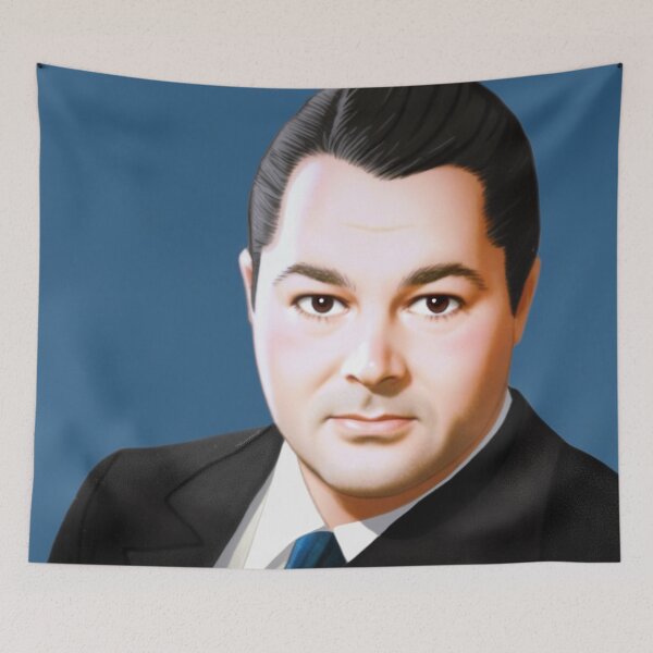 Item preview, Anibal Troilo Tango Portrait with Blue Background designed and sold by infinitetango.
