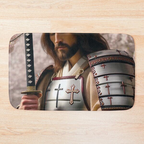 Item preview, Samurai Jesus Pondering Deep, Daimyo Crown Adorned designed and sold by jay-cack.