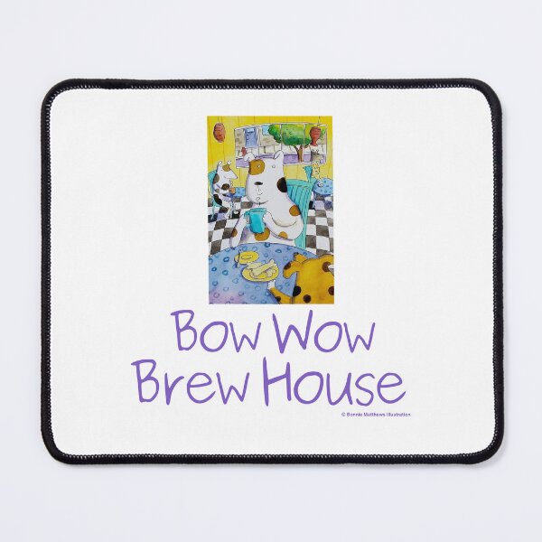 Item preview, Dogs at Bow Wow Brew House Coffee Cafe designed and sold by BonnieCreative.