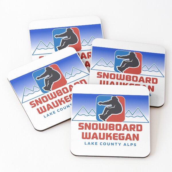 Item preview, Snowboard Waukegan (Blue Sky) designed and sold by 1001 Tees by Stylex19.