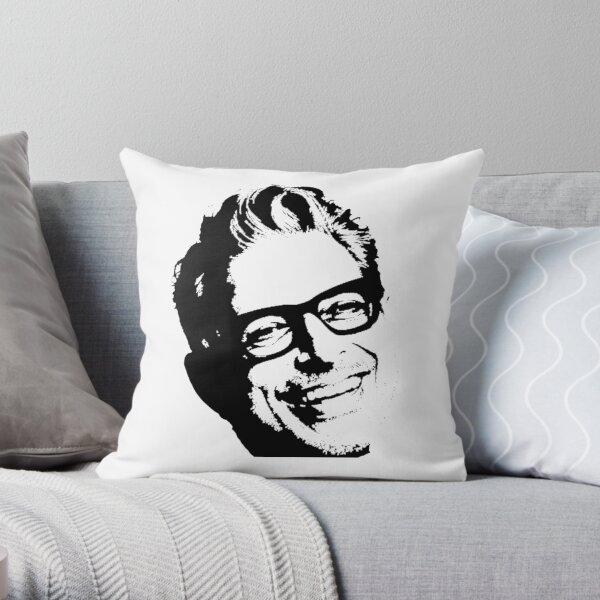 Jeff Goldblum is too Pretty for Words Throw Pillow