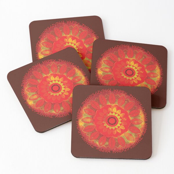 Item preview, Happy Thanksgiving mandala designed and sold by EMMA0453.