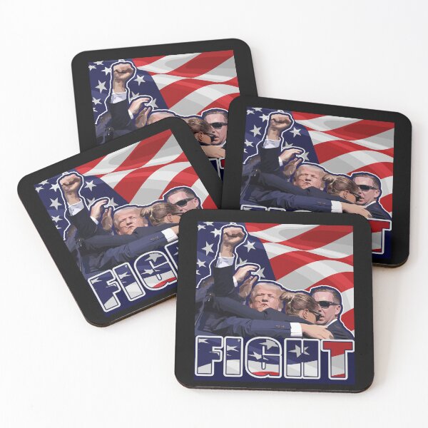 Item preview, Trump Assassination Attempt picture FIGHT  designed and sold by PerkyParakeet.