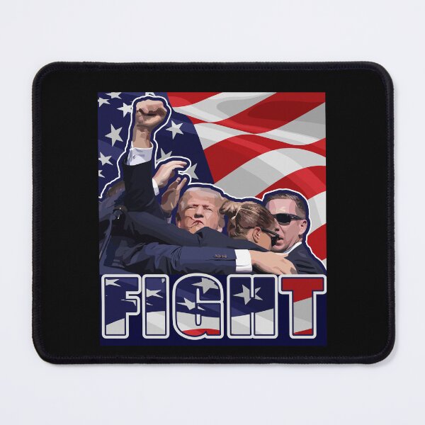 Item preview, Trump Assassination Attempt picture FIGHT designed and sold by PerkyParakeet.