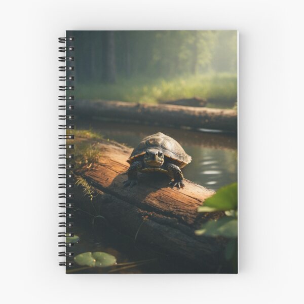 Item preview, A small turtle on a log designed and sold by Greezey.