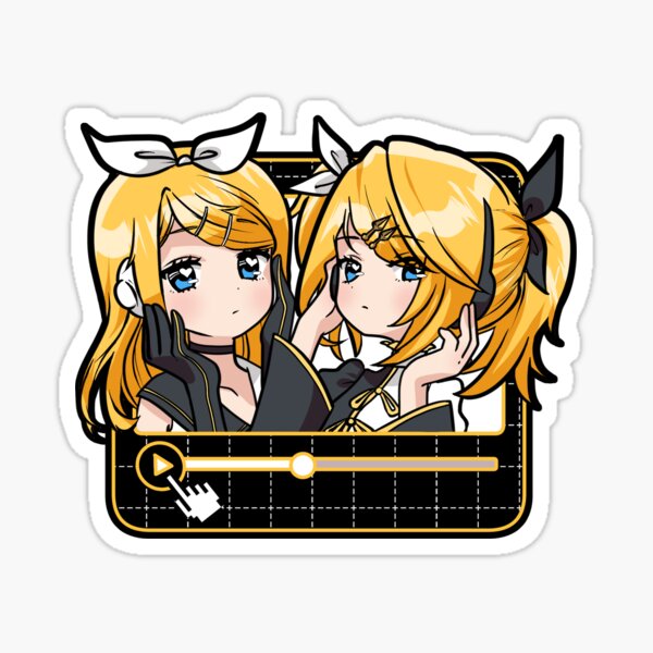 Item preview, Meltdown Rin VOCALOID Playlist Song Sticker designed and sold by royalxiumimi.