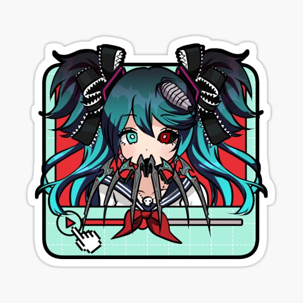 Item preview,  Calne Ca bacterial contamination Hatsune Miku VOCALOID Playlist Song Sticker designed and sold by royalxiumimi.