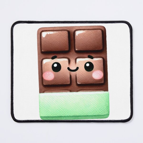 Item preview, Cute Chocolate Bar with Smiling Face designed and sold by Little Care Studio.