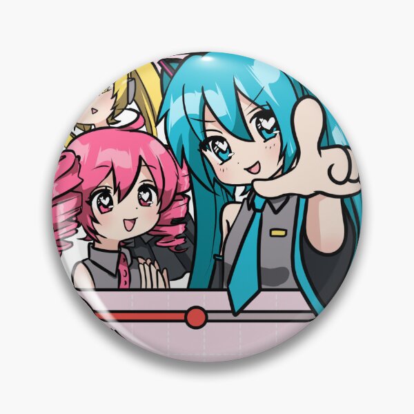 Aperçu de l'œuvre Triple Baka Kasane Teto Akita Neru Hatsune Miku VOCALOID Playlist Chanson Sticker créée et vendue par royalxiumimi.