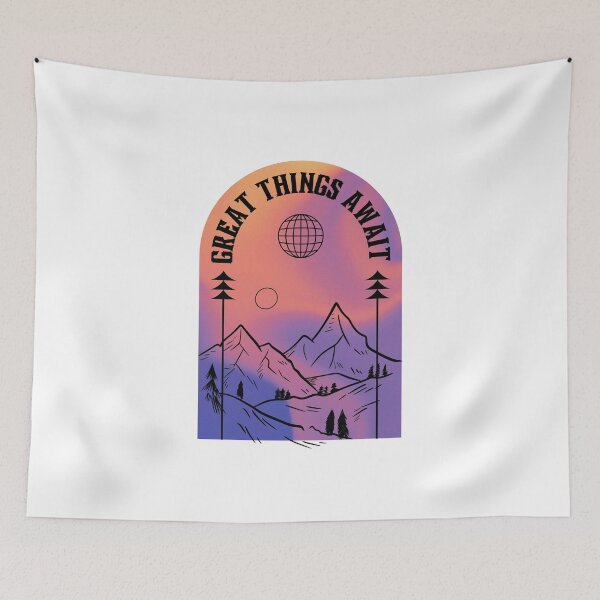 Item preview, Great things await.  designed and sold by NicMacTees.