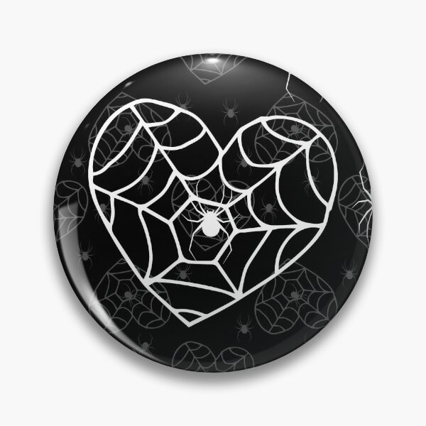 Item preview, halloween heart spiderweb cobweb spiders designed and sold by Gossip Rag.