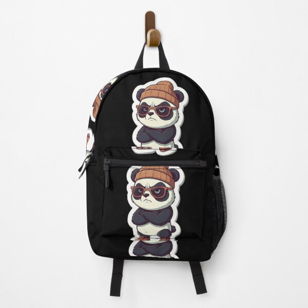 Item preview, Grumpy Panda Figure Skater designed and sold by StickersRyous.