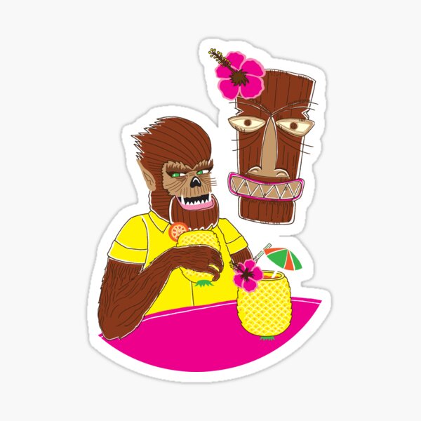 Item preview, I Saw A Werewolf Drinking A Piña Colada At Trader Vic’s designed and sold by JohnDC.