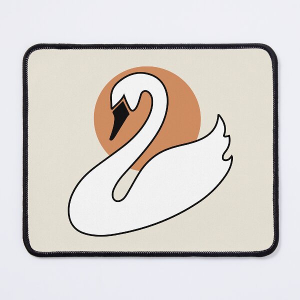 Item preview, Graceful Swan in Minimalist Elegance designed and sold by AtonuHaque.
