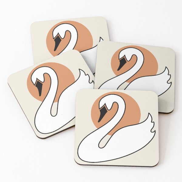 Item preview, Graceful Swan in Minimalist Elegance designed and sold by AtonuHaque.