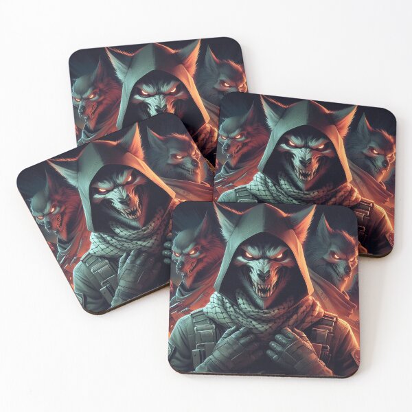 Item preview, Hooded Beasts of War designed and sold by nikkolaus.