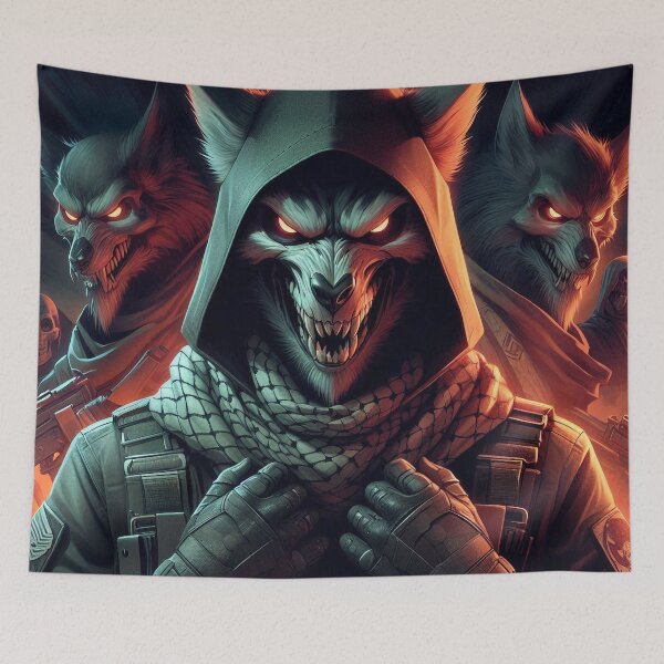 Item preview, Hooded Beasts of War designed and sold by nikkolaus.