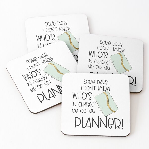 Item preview, Who's In Charge Planner Sticker designed and sold by Islandtulip.