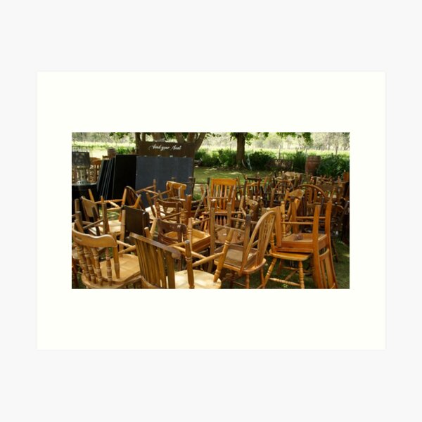Item preview, Wooden Chairs for a Party at Magpie Springs designed and sold by MagpieSprings.