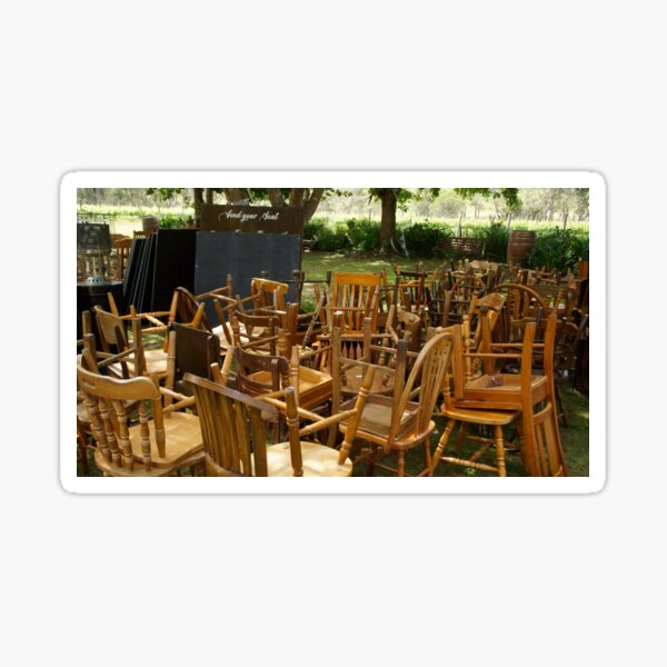 Item preview, Wooden Chairs for a Party at Magpie Springs designed and sold by MagpieSprings.