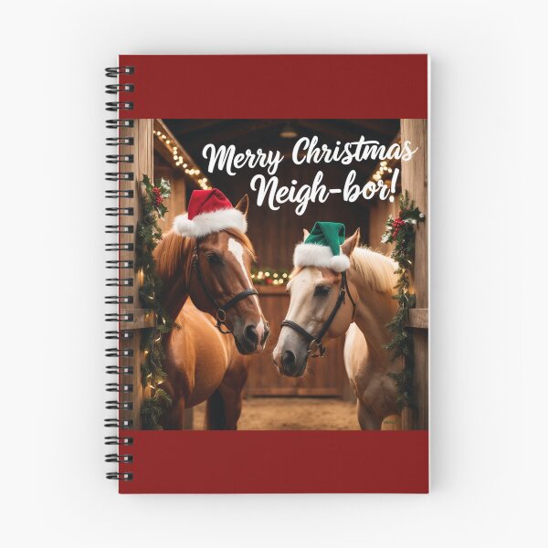 Item preview, Merry Christmas Neigh-bor! designed and sold by BrenBub.