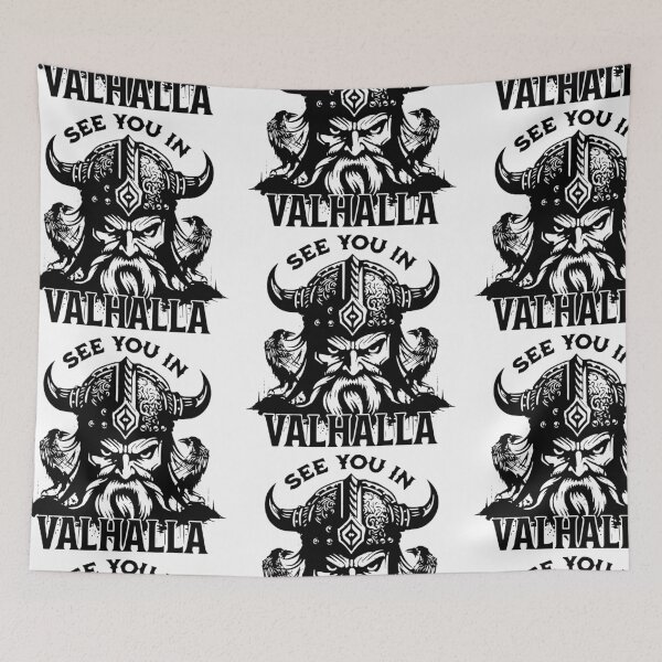 Item preview, Viking Nordic See You in Valhalla Wht designed and sold by LuizSilva1983.