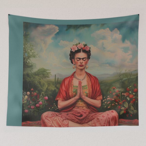Artikelvorschau, Frida Kahlo Meditation entworfen und verkauft von TeeARTHY.