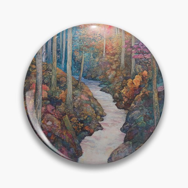 Item preview, Gentle stream through the enchanted forest designed and sold by weariedfae.