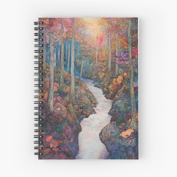 Item preview, Gentle stream through the enchanted forest designed and sold by weariedfae.