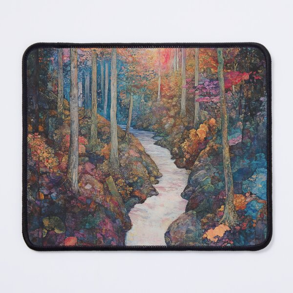 Item preview, Gentle stream through the enchanted forest designed and sold by weariedfae.