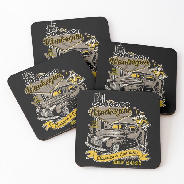 Item preview, Welcome to Waukegan, classic and custom cars designed and sold by 1001 Tees by Stylex19.