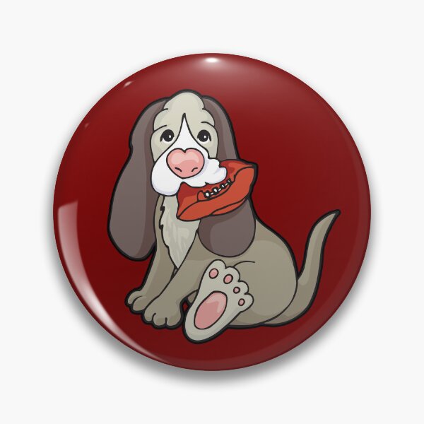 Artikelvorschau, Launischer Hund mit einem Stoßball entworfen und verkauft von Sarah Trett.