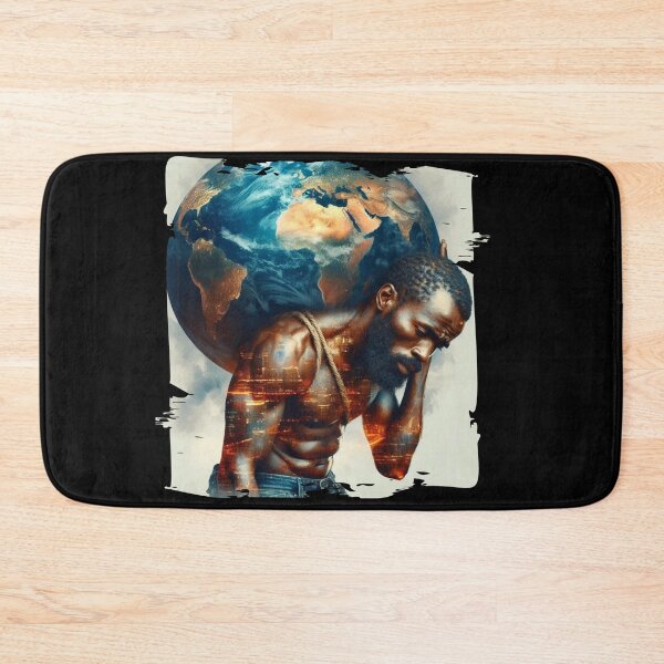 Item preview, Exhausted Man Carrying the Weight of the World on His Shoulders designed and sold by Hungry-Murphy.