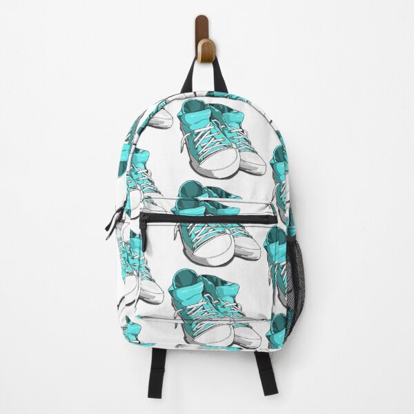 Item preview, Turquoise sneakers designed and sold by Whimsy Trail Co.