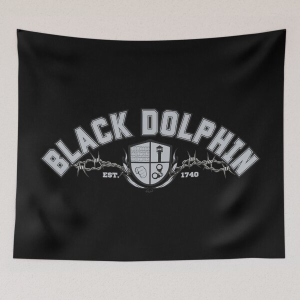 Item preview, Black Dolphin Prison “University,” Silver designed and sold by UNK-Fatigues.