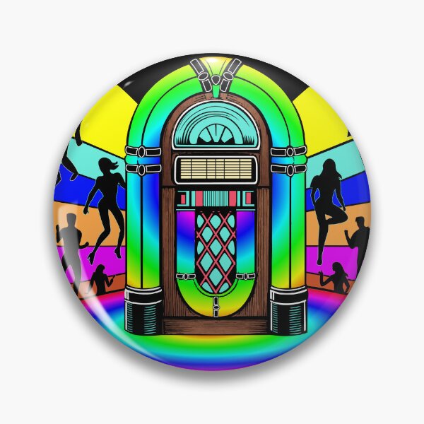 Item preview, Psychedelic Retro Jukebox Dance Party designed and sold by Grepthor.