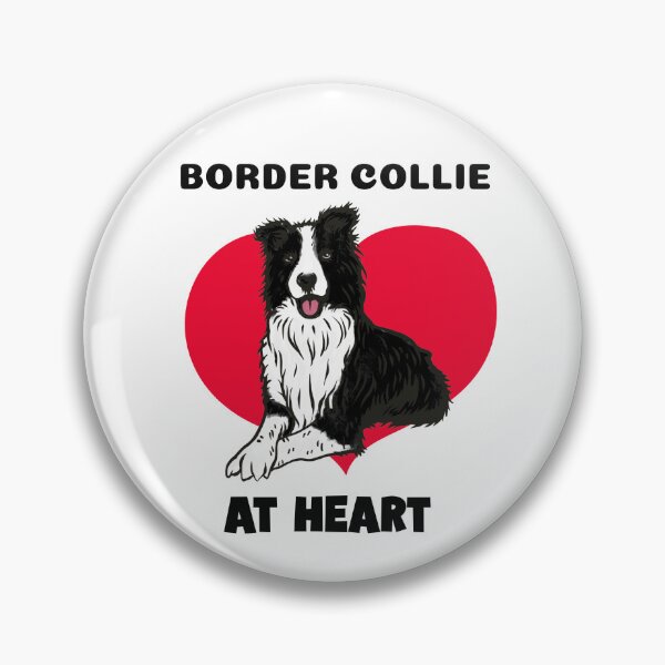 Item preview, 'Border Collie at Heart' cute dog design designed and sold by gentdesigns.