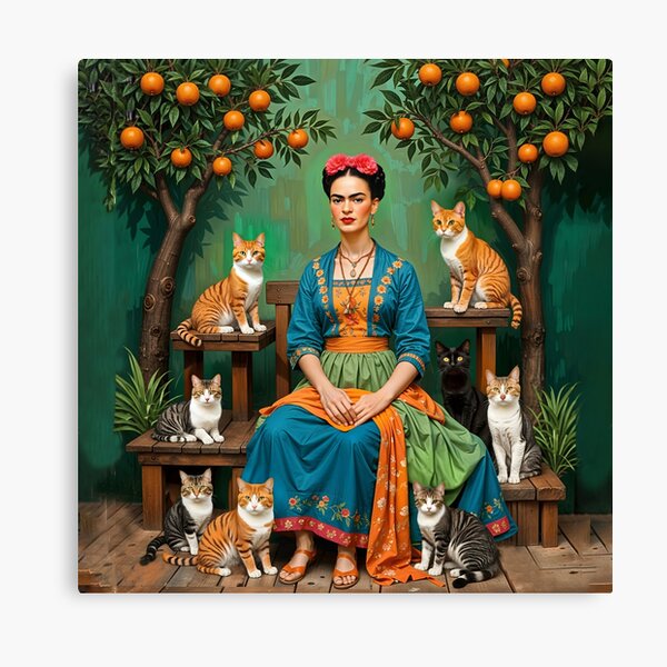 Item preview,   Frida Kahlo  Orange Tree and Cats designed and sold by TeeARTHY.