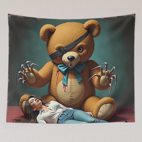 Item preview, Playtime Gone Wrong: The Killer Teddy Bear's Revenge designed and sold by marvinismyname.