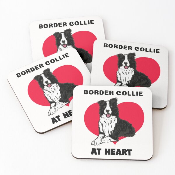 Item preview, 'Border Collie at Heart' cute dog design designed and sold by gentdesigns.
