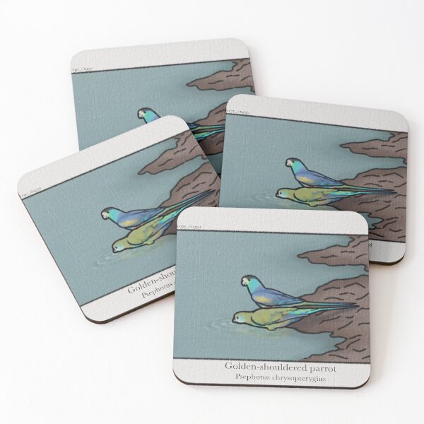 Item preview, Golden-shouldered parrots designed and sold by sleepysluggo.