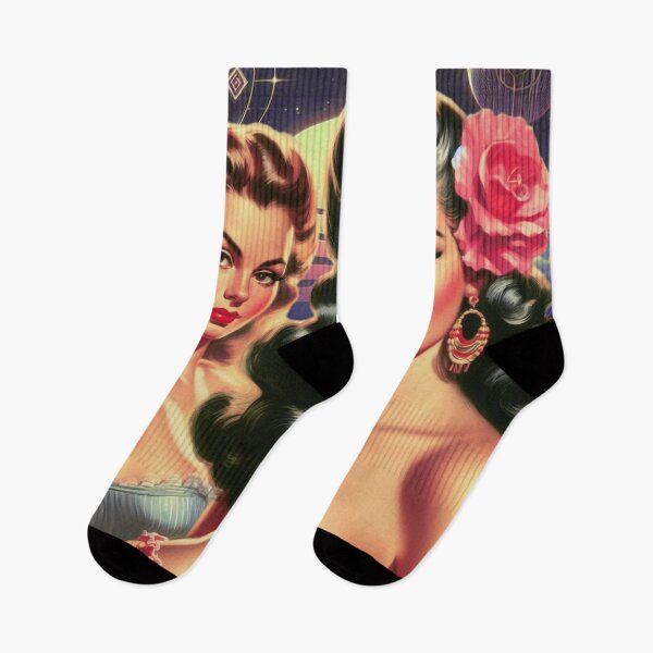 Item preview, Retrofuturism Pinups designed and sold by PulpVintage.
