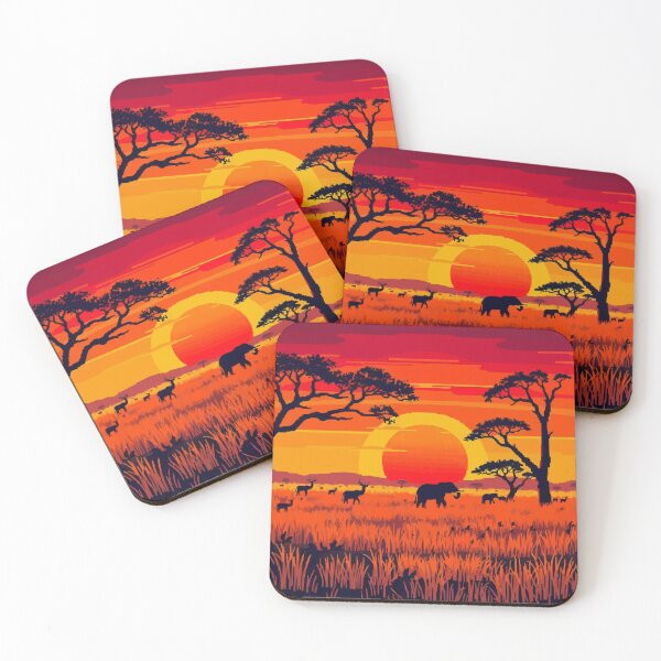Item preview, Pixel Savannah Wide and Free designed and sold by NaturePixel.