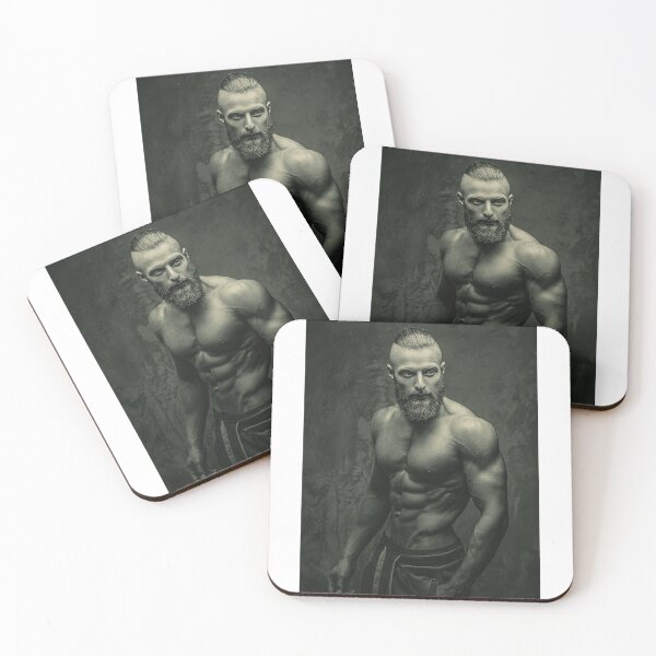 Item preview, Bastian: Muscular Bearded Man with Undercut designed and sold by Atlas Kai.