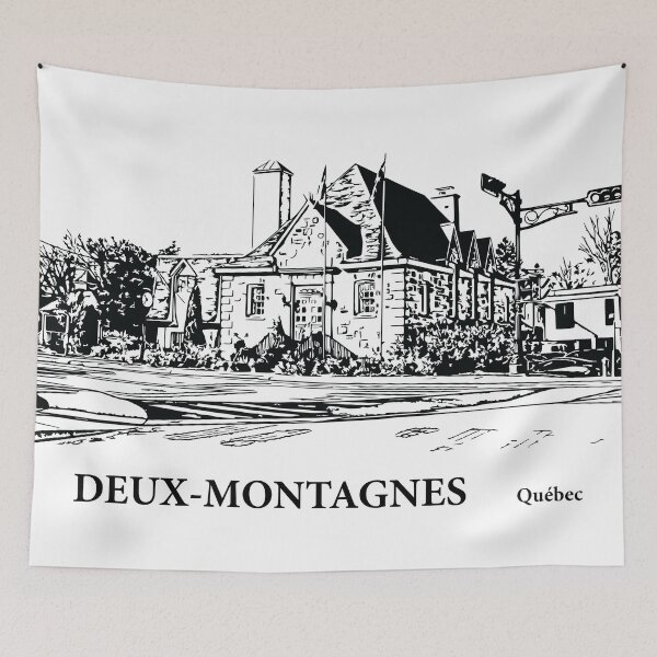 Item preview, Deux-Montagnes Québec designed and sold by Lakeric Cityscapes.