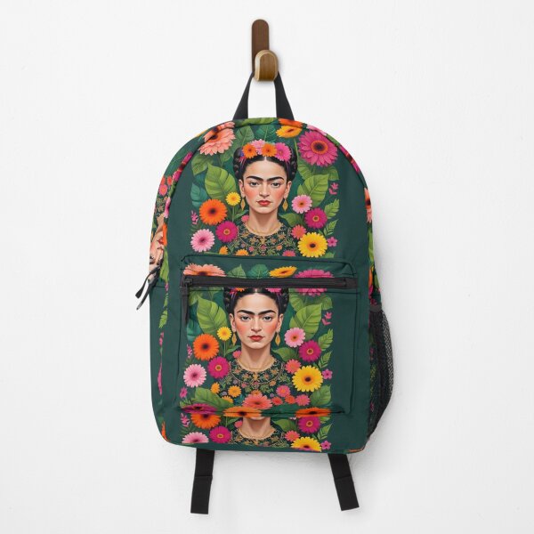 Item preview, Frida Kahlo Pink Orange Osteospermum wild flowers designed and sold by TeeARTHY.