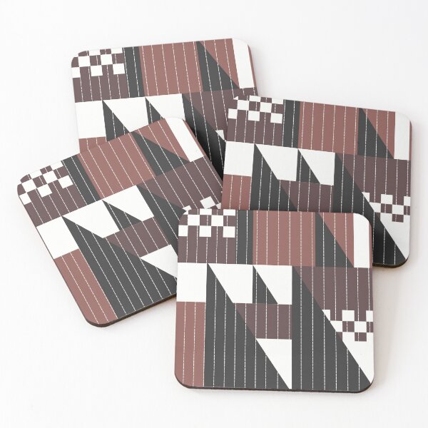 Item preview, Geometric Abstract Design with Quilt Inspired Details designed and sold by DesignByRoseCo.