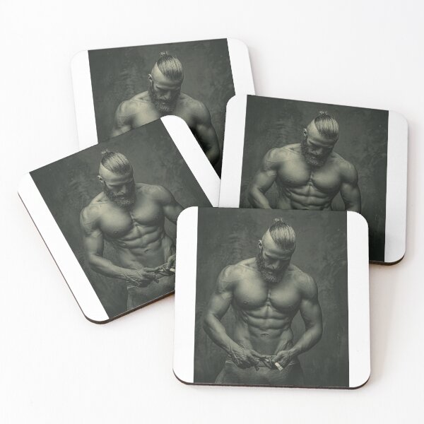 Item preview, Bastian: Muscular Bearded Man with Undercut designed and sold by Atlas Kai.