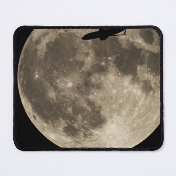 Item preview, Airplane in front of super moon designed and sold by JoseffloPhoto.