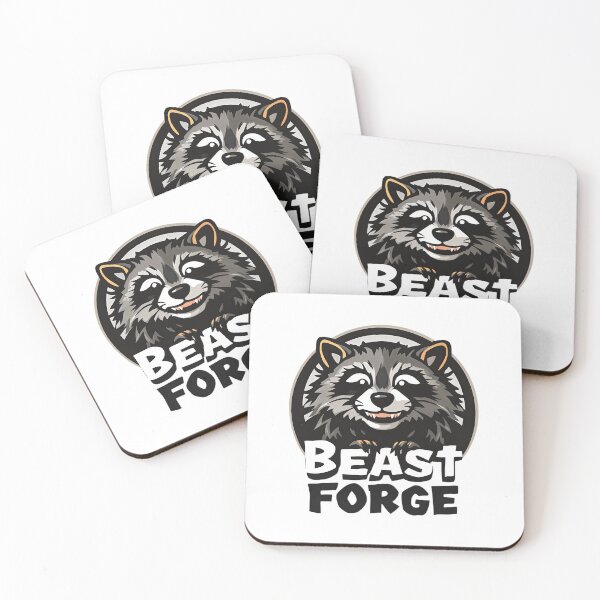 Item preview, Beast Forge Raccoon,Funny Racoon Men's Tee,Cute Animals, Funny Women's Weird Cute Tee designed and sold by SnuggleSafari.